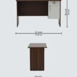 Wooden Study Table for Home Office - Image 3